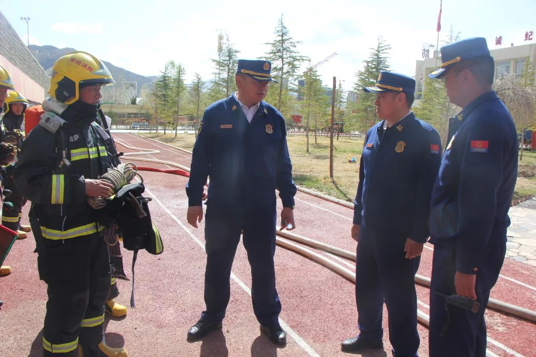 拉萨支队开展作战训练安全现场想定演练