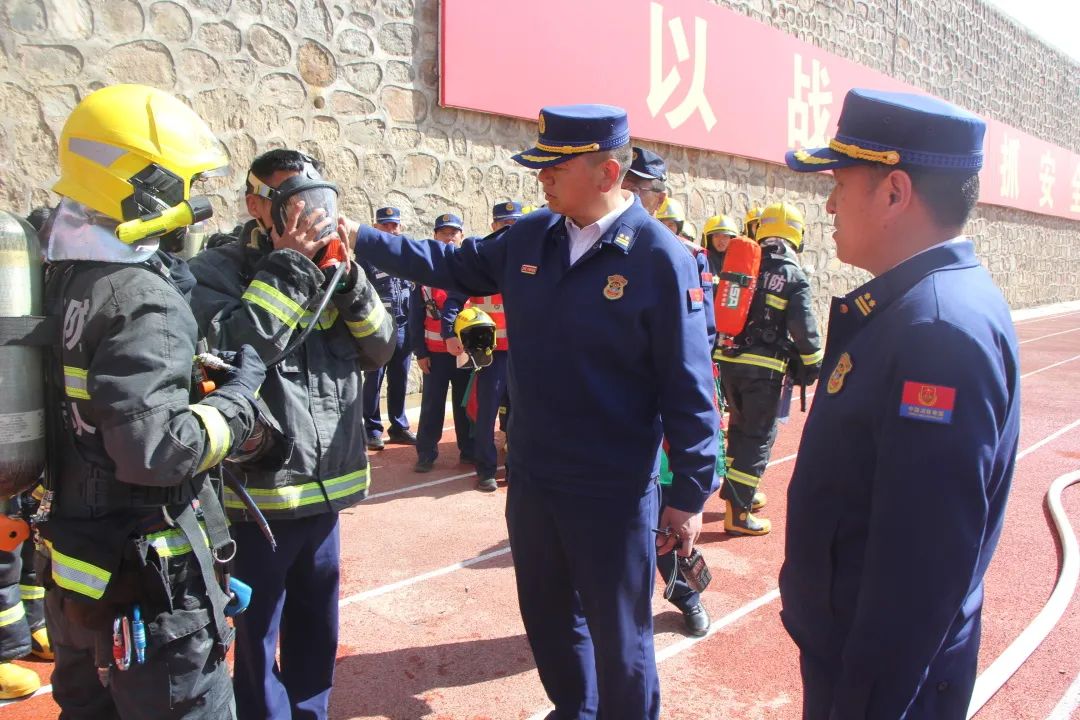 拉萨支队开展作战训练安全现场想定演练