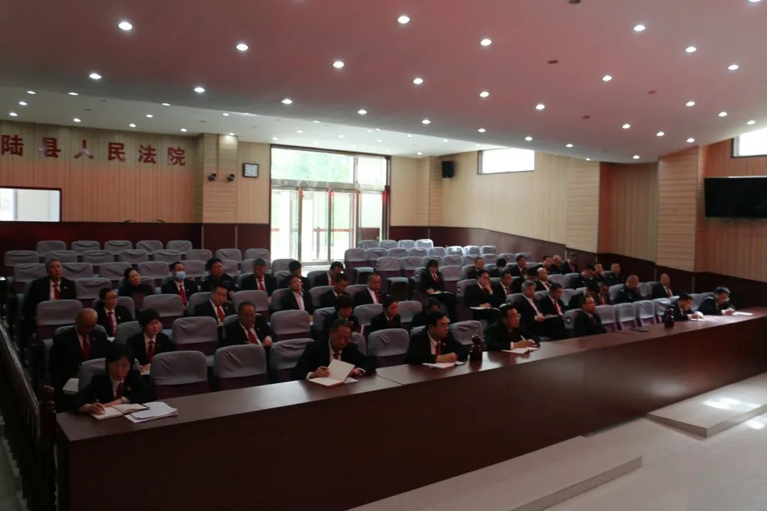 平陆县政法队伍教育整顿队伍建设专项巡查平陆法院动员会召开
