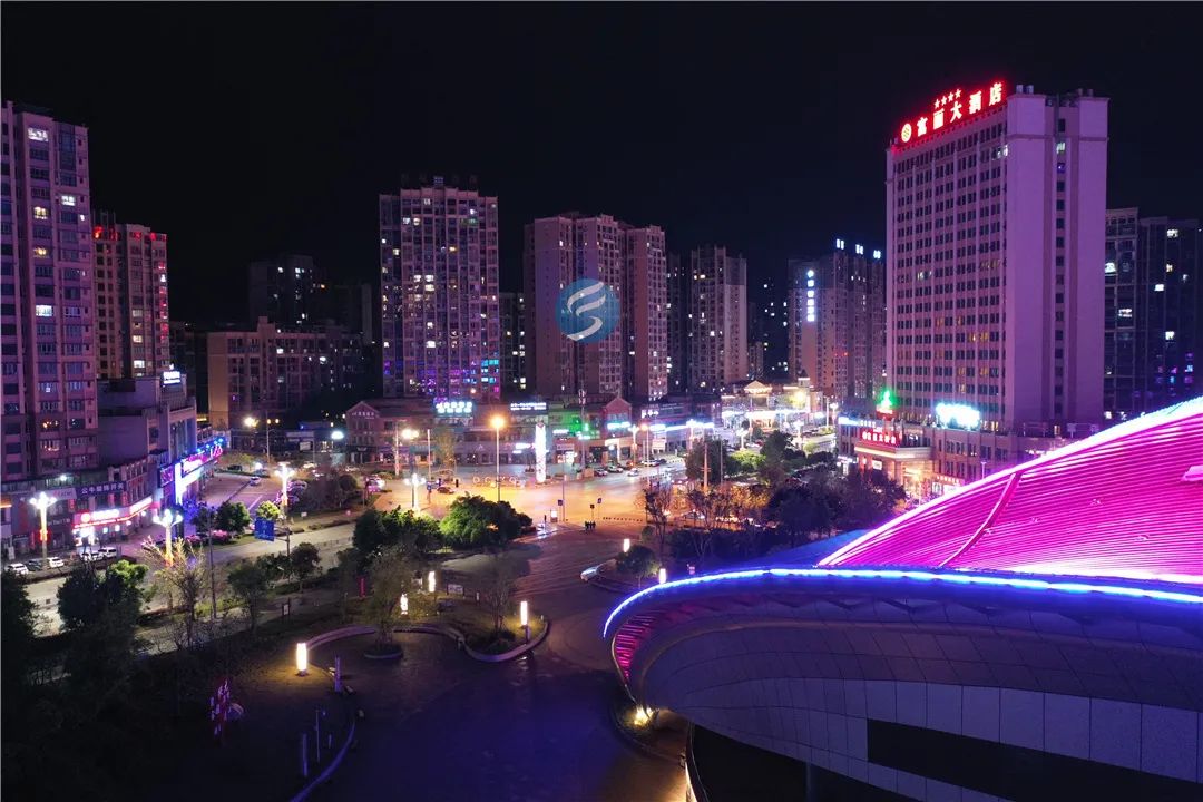 惊艳富顺2021年夜晚最新打开方式