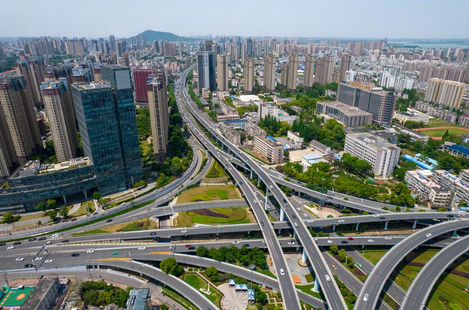 太美了合肥这条高架最新实拍