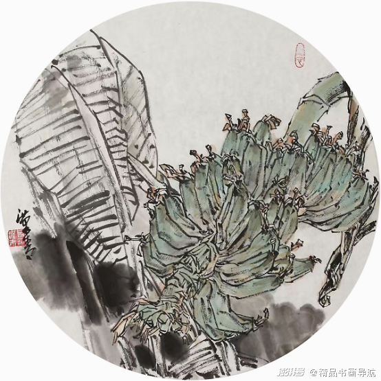 小品》68×138cm小品《吉祥天寶系列六》43×68cm2021漳州天寶香蕉