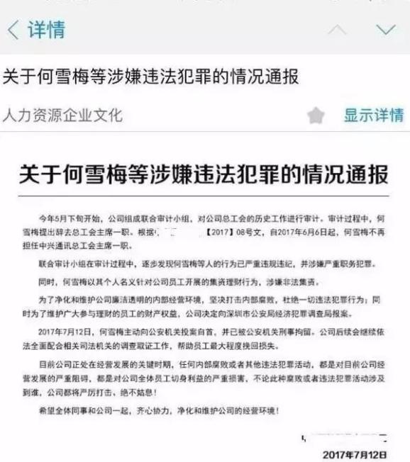 图源:澎湃新闻审计的结果令人咋舌:何雪梅累计募集资金21.