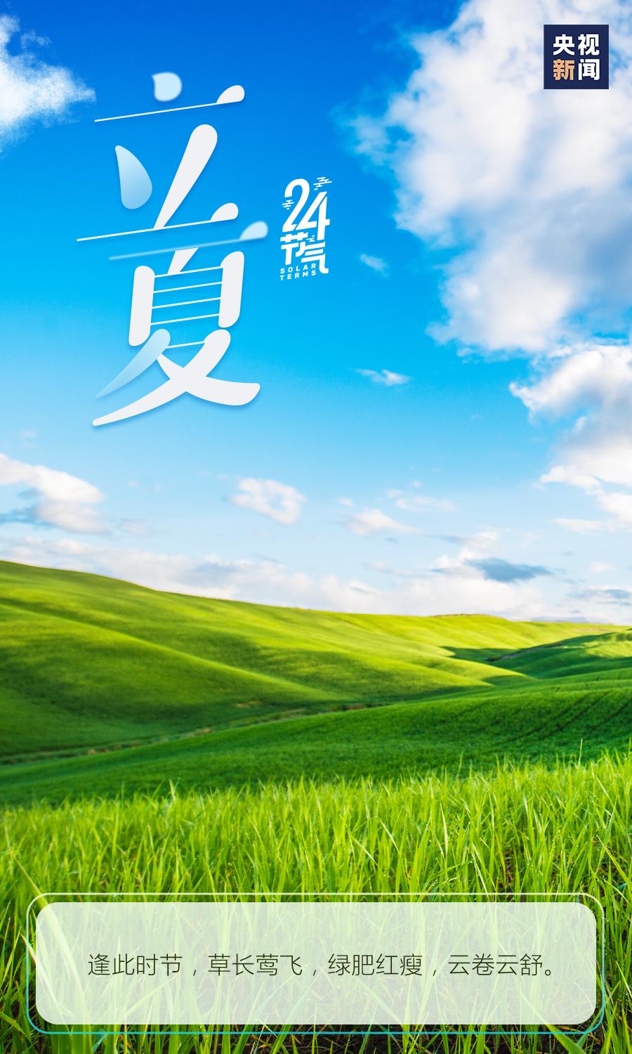 今日立夏你好夏天