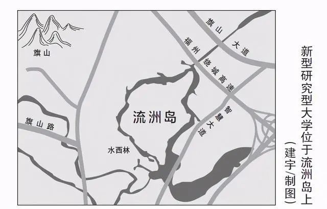 将新建一所新型研究型大学(暂名"福耀科技大学"),选址于高新区南屿镇