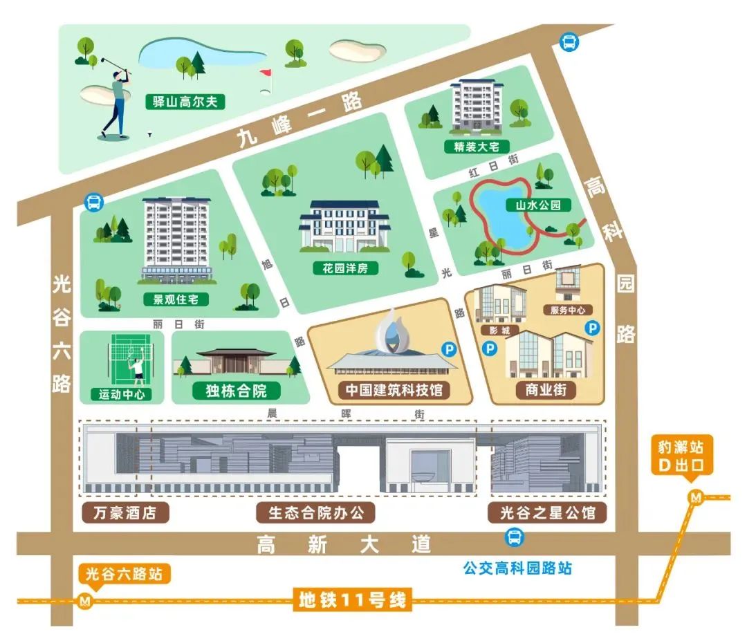 中国科技馆游览路线图图片