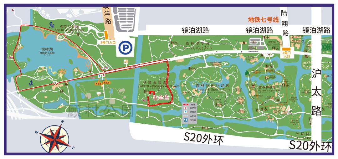 宝山生态步道详细地图图片