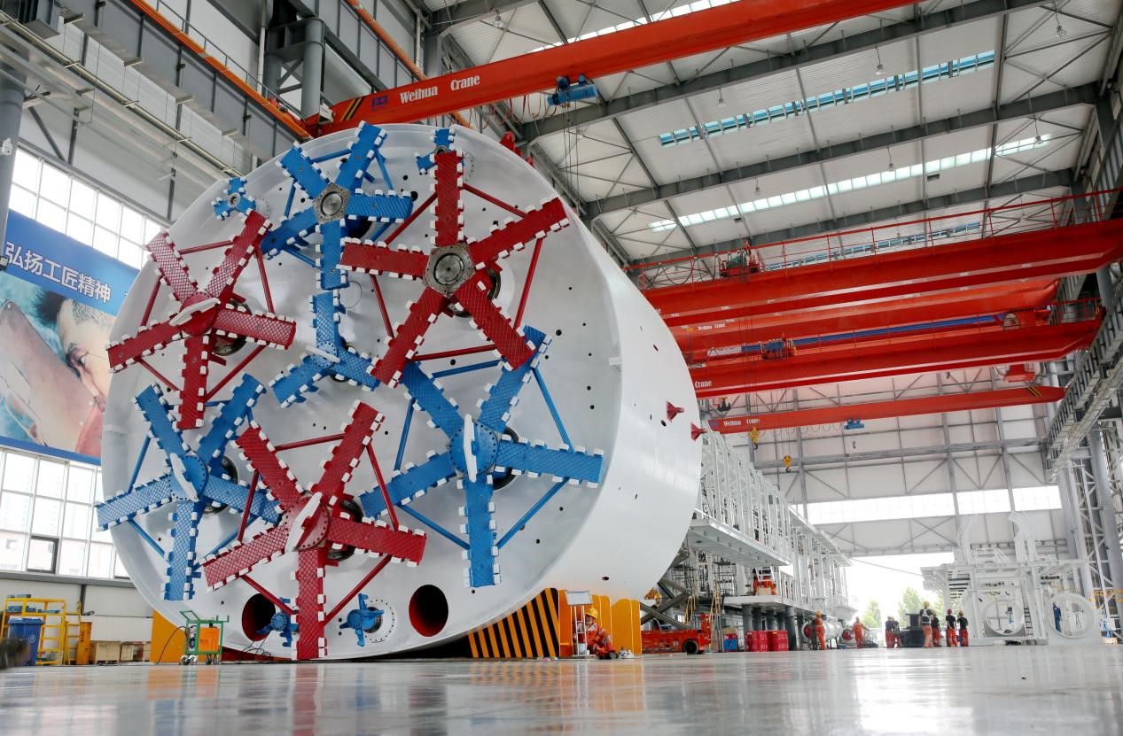 世界首创马蹄形盾构机,用于蒙华铁路白城隧道.