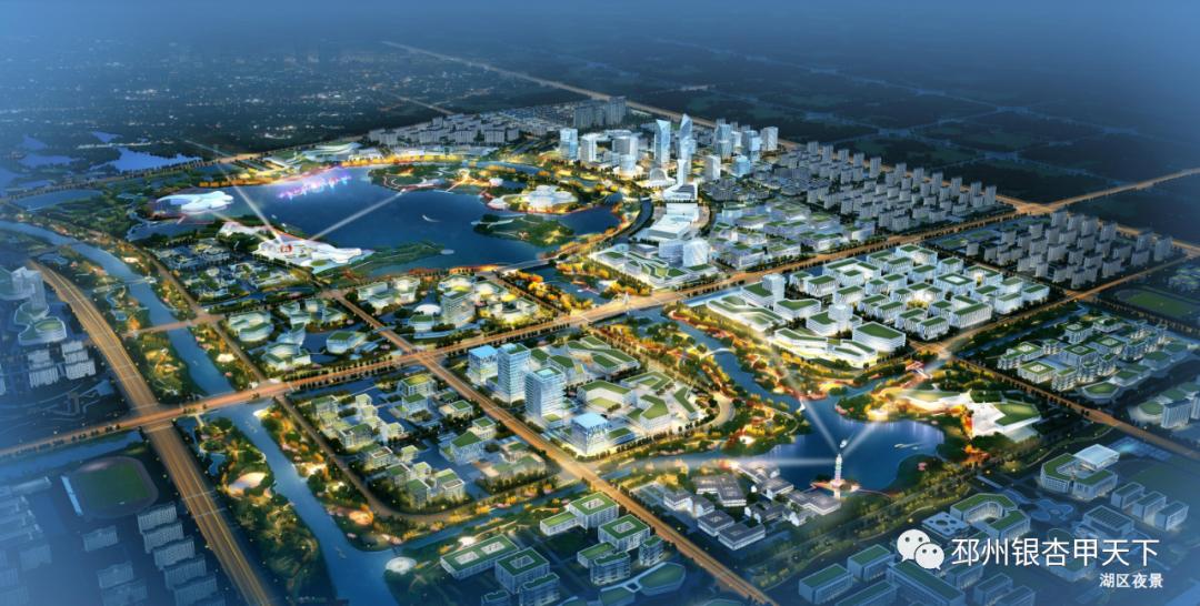 打造邳州城市会客厅隆丰湖片区开建