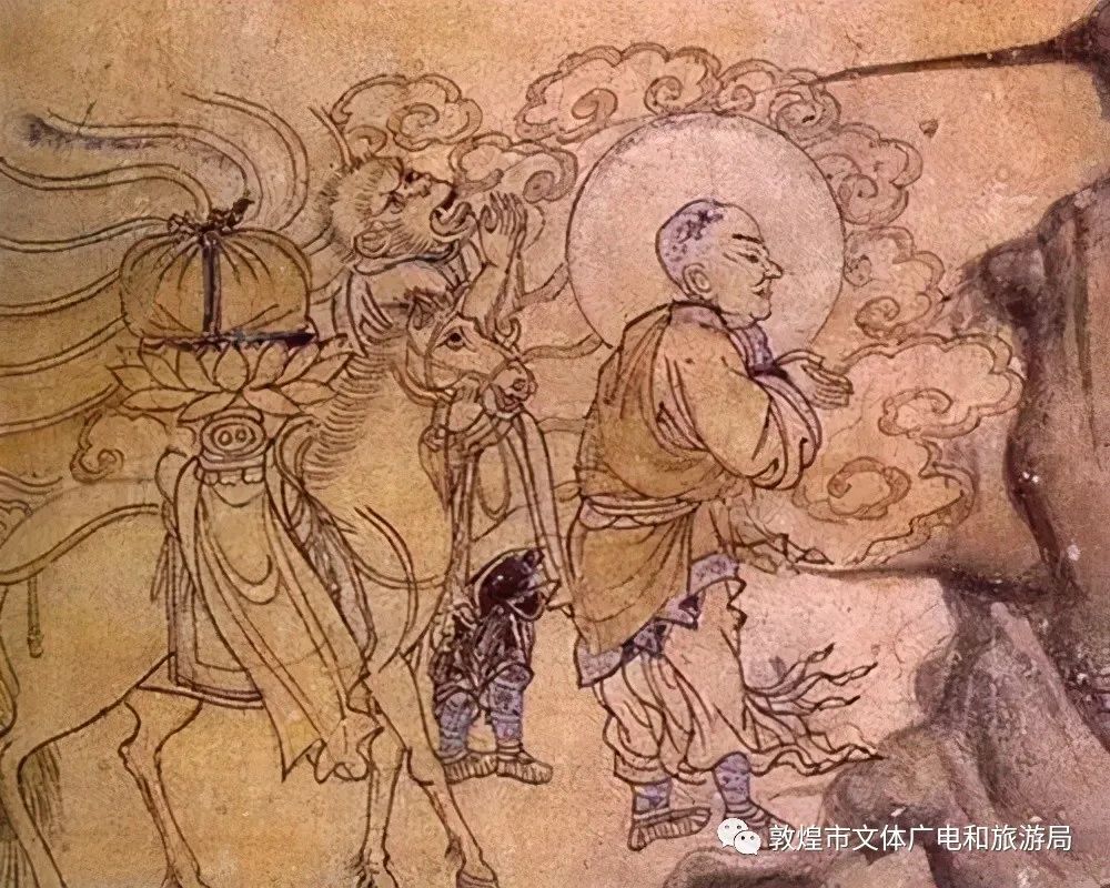 《胡商遇盗图》中举刀搜财的强盗,何等趾高气昂,胡商苦苦哀求,无非想