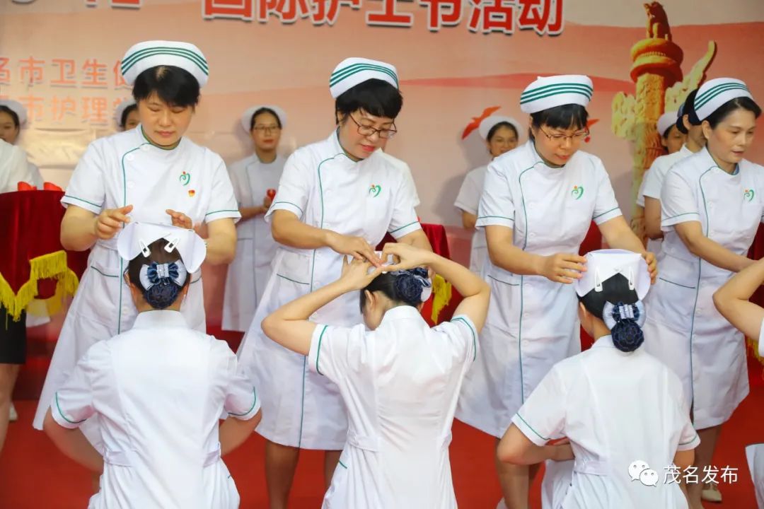 护士授帽仪式背景图片