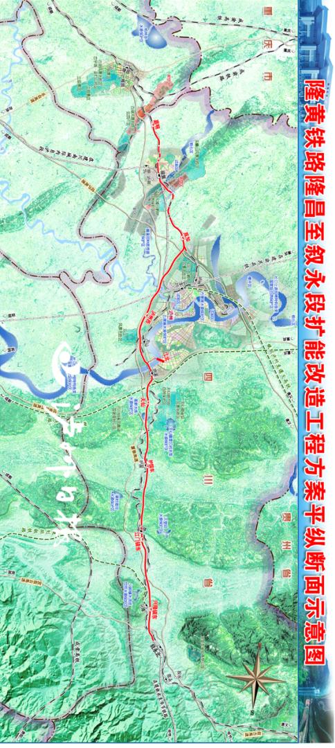 既有隆昌,福集和纳溪站共3处,在建叙永北站1处,新建嘉明,双加,泸州西