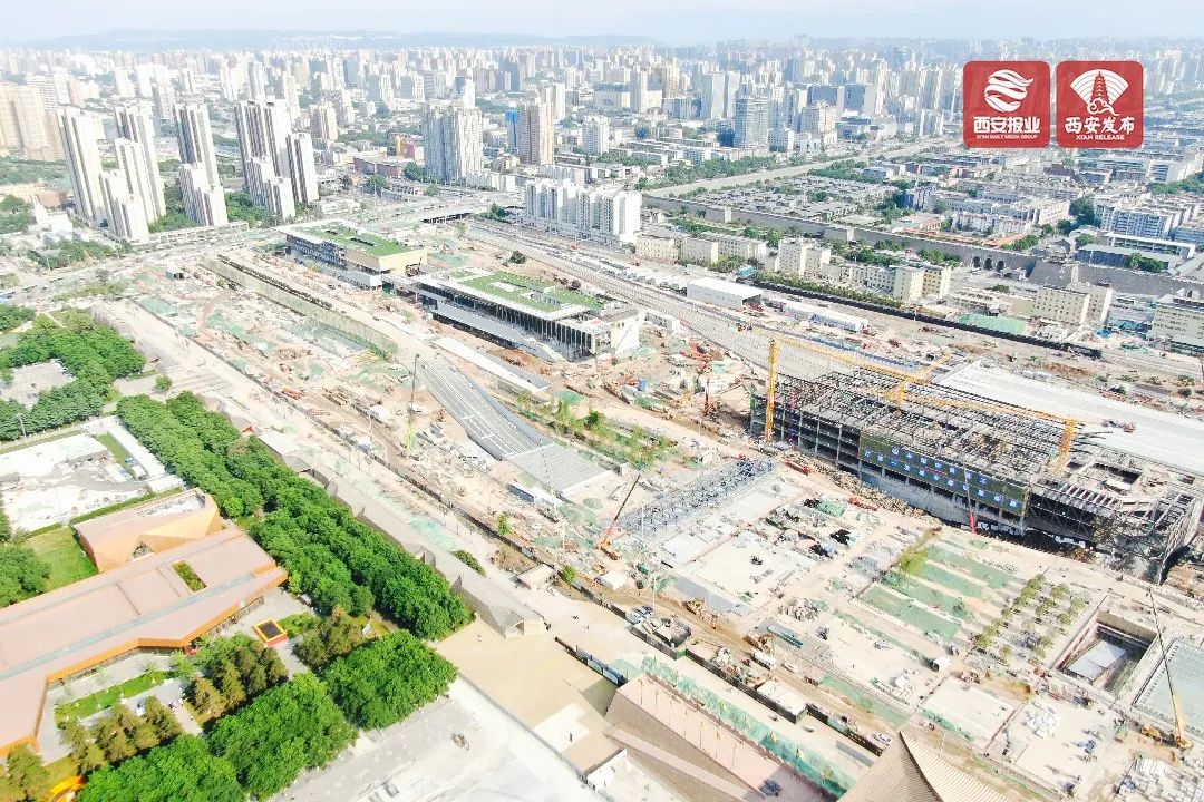 西安火車站北廣場正式命名地下共五層乘車將有大變化