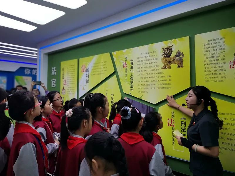 【我为群众办实事】临盘中心小学部分师生走进我院青少年法制教育基地