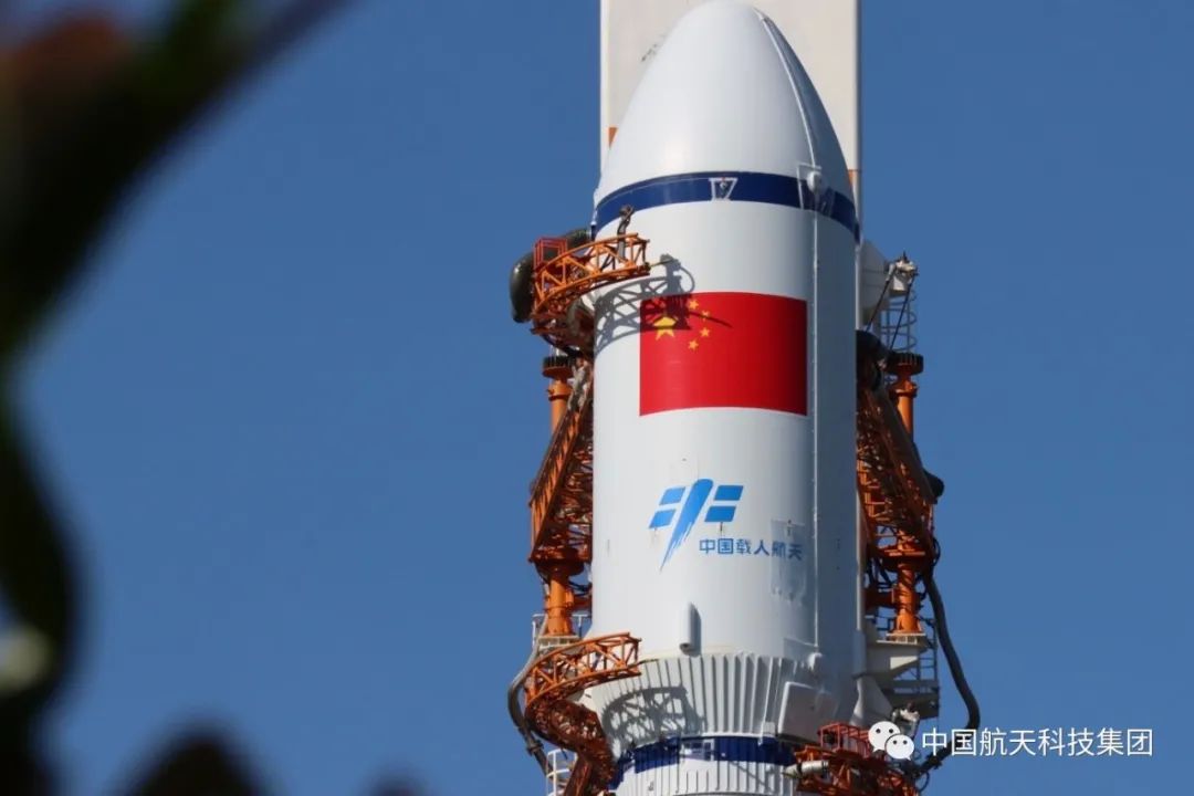 长七到位天舟待发