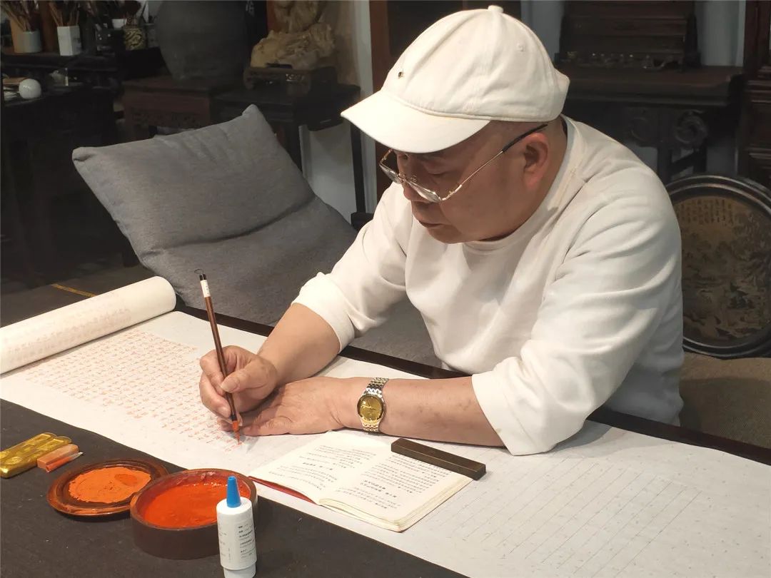 厉害!这位书法家创作了一幅长达19米的画作_澎湃号·政务_澎湃新闻-The Paper