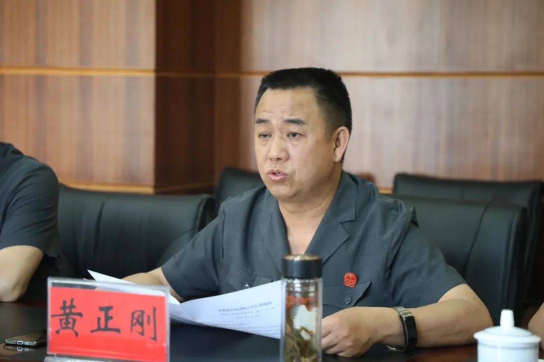 教育整顿县委书记夏明到泸西法院调研指导政法队伍教育整顿工作