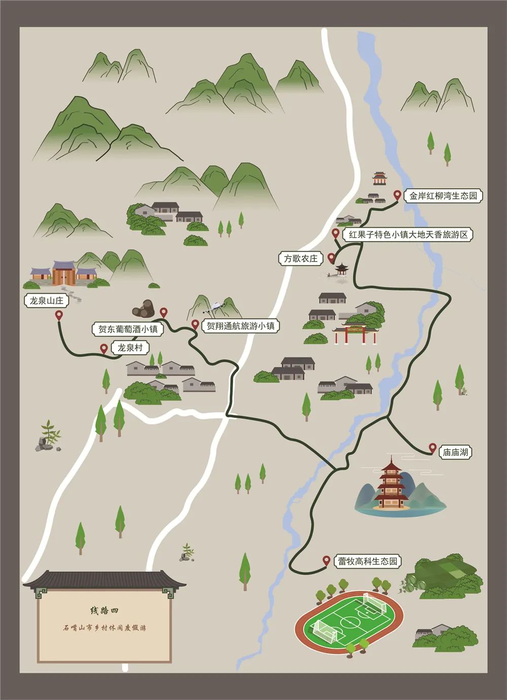 闽宁镇旅游景点线路图片