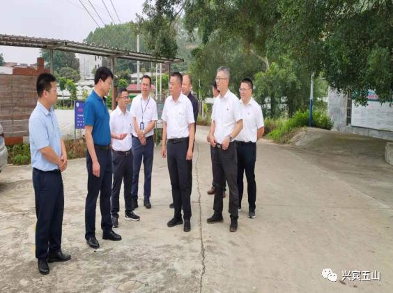 马辉一行介绍了兴宾区脱贫攻坚成果和乡村振兴工作情况,并感谢广西