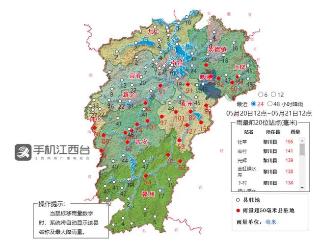 67紧急提醒赣江2021年第1号洪水形成