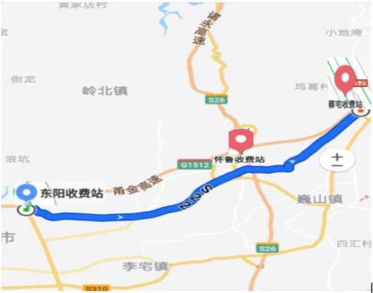 诸永高速路线图图片