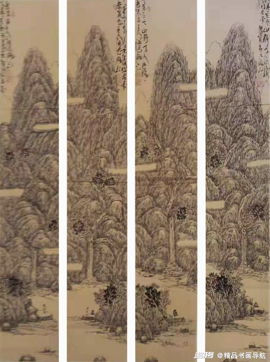 陈宝元绘画已从水墨山水逐步走向色彩山水的新时代