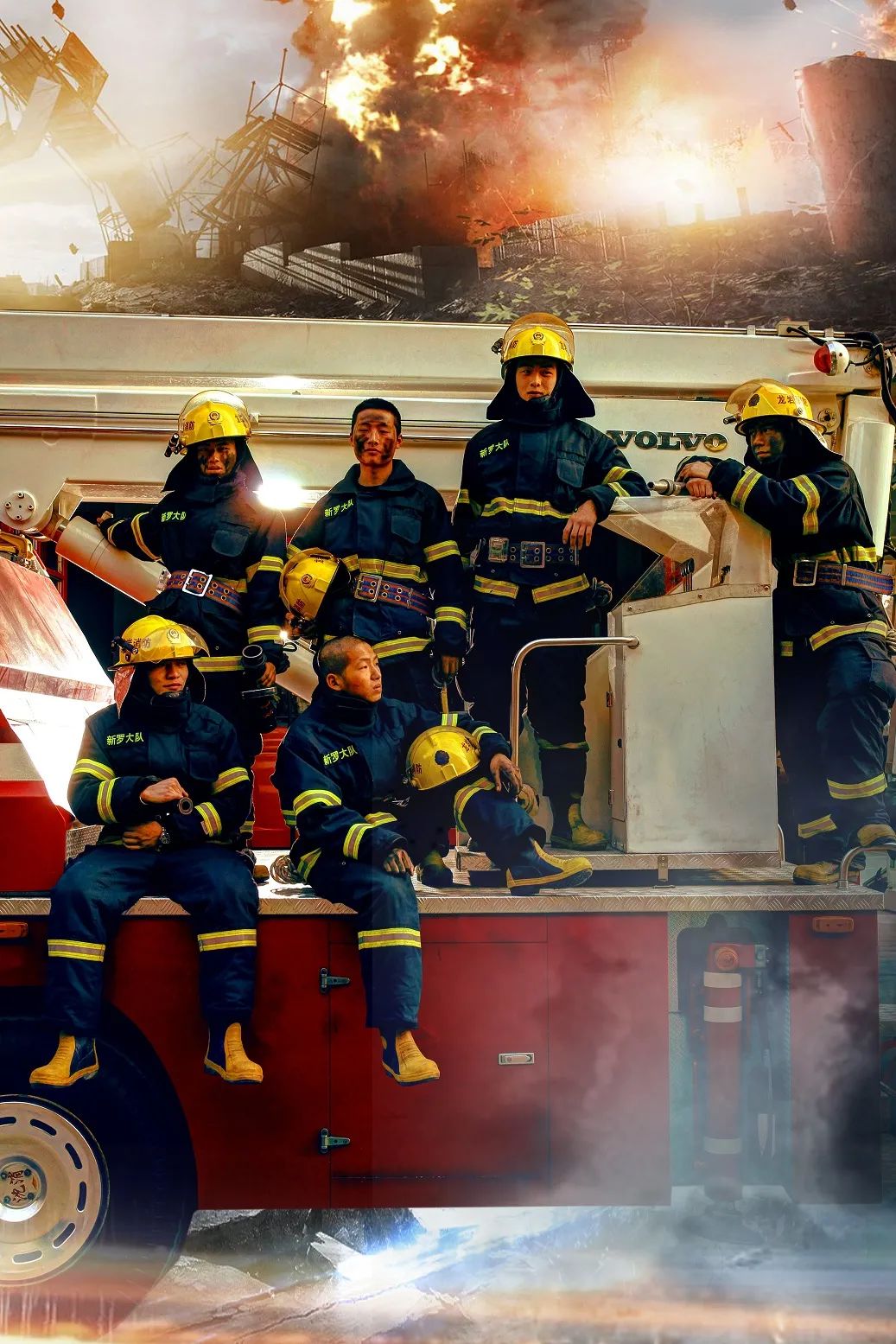 消防"妆" | 没有灯光摄影,这是最真实的"烟熏妆"!