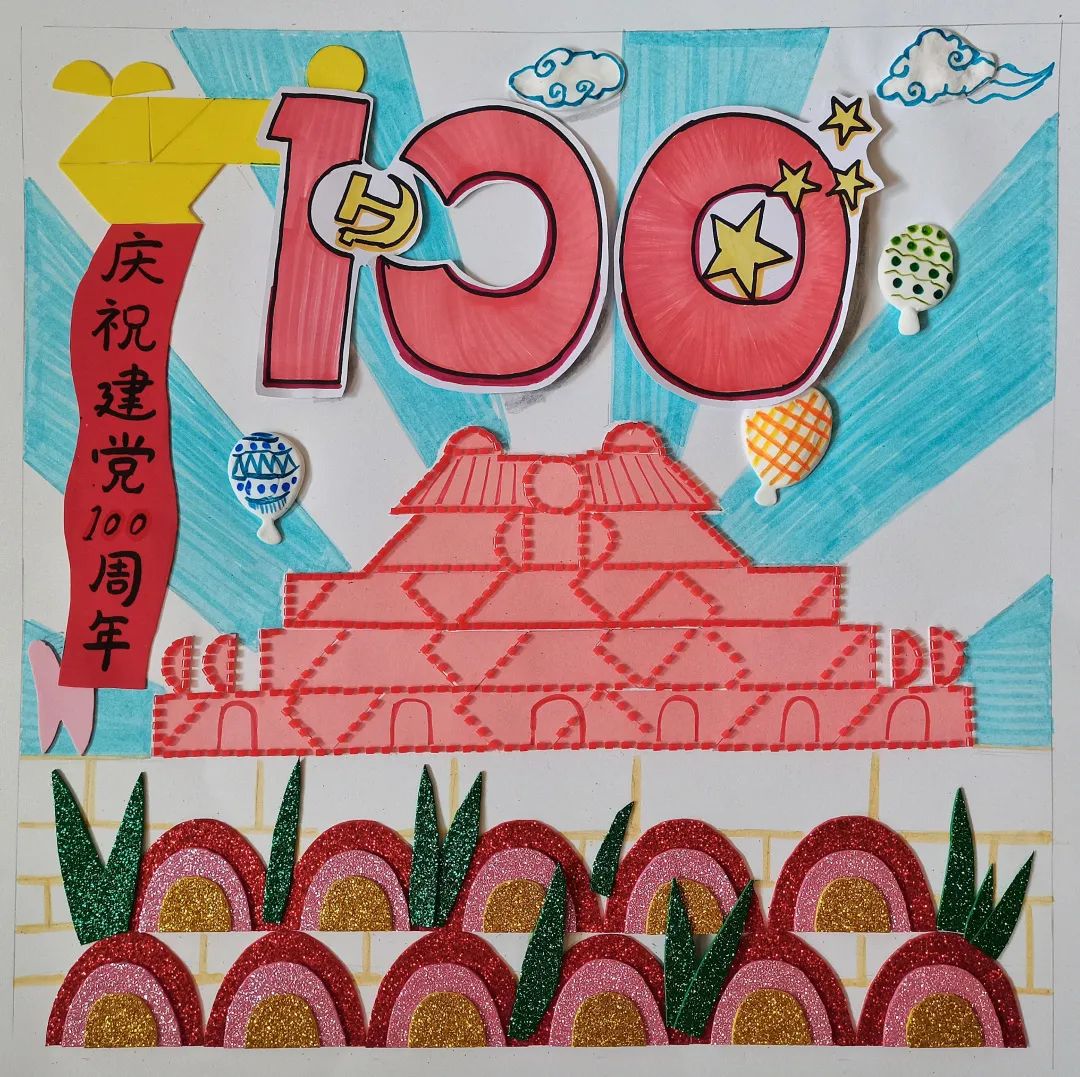 奇思妙想"玩转"七巧板,看社区萌娃巧手展现美好祝愿!