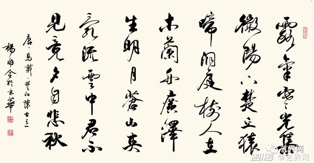 杨开金书法艺术作品赏析