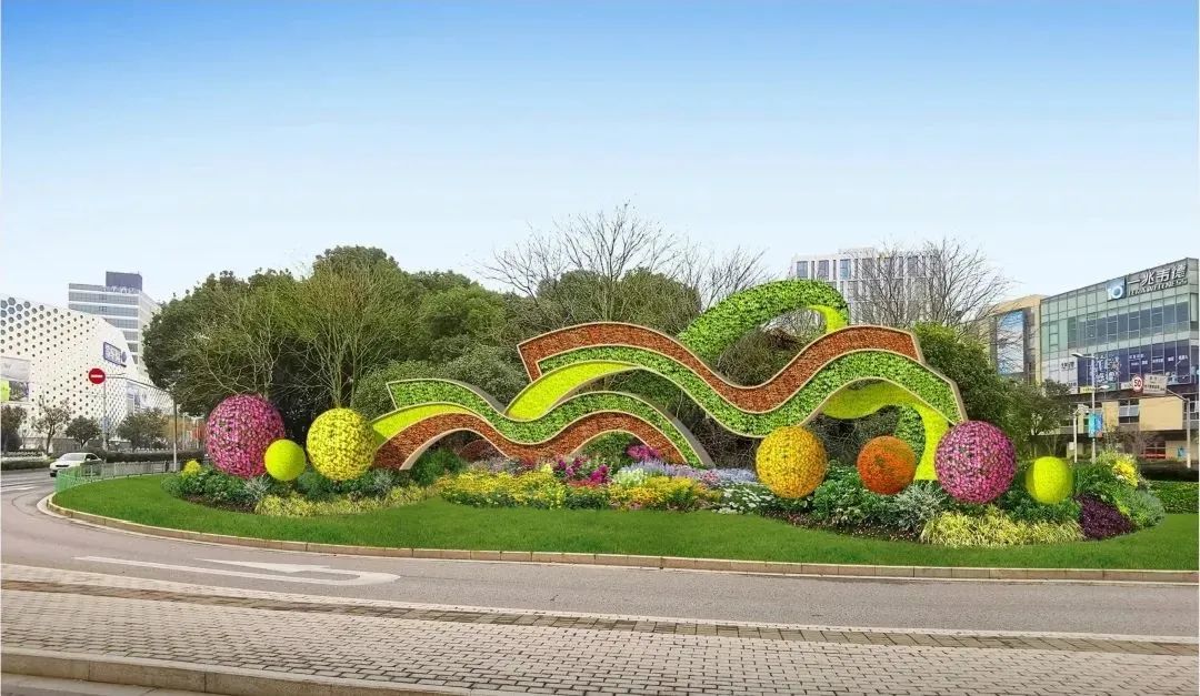 5款城市主题绿雕将在6月底前亮相青浦街头效果图抢先看