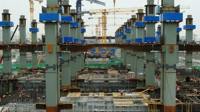 国内首座双层车场火车站提前封顶!预计年底具备开通条件