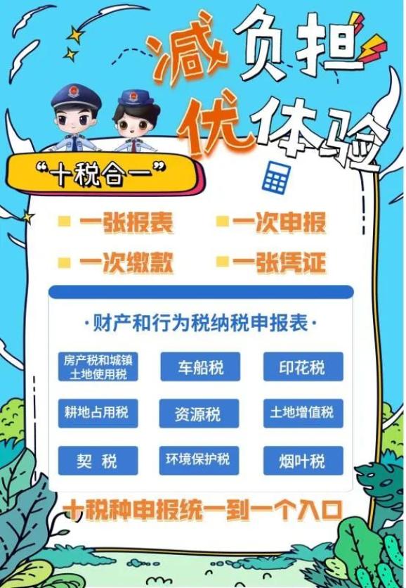 财产和行为税合并申报之电子税务局操作指南