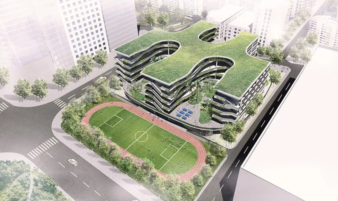 作者:贾心田 6岁深圳福田区景龙小学整体拆建工程项目新建总建筑面积