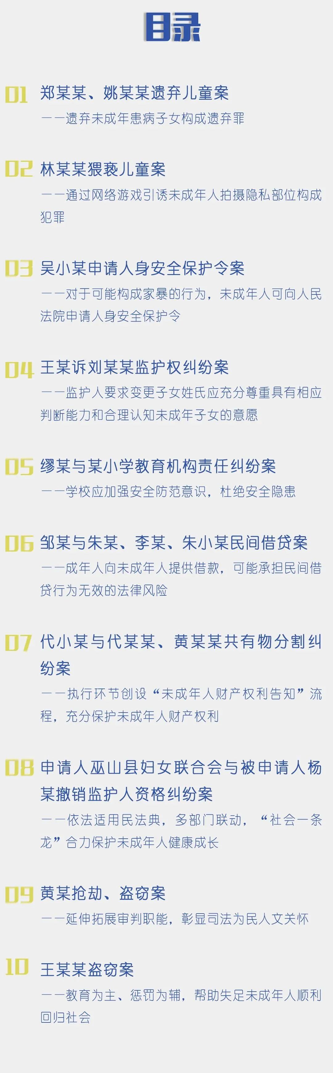 垫江法院一案例入选重庆法院第三批未成年人司法保护典型案例