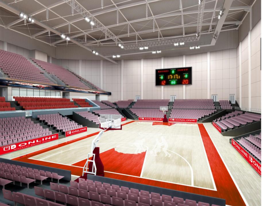 体育馆主赛场室内效果图