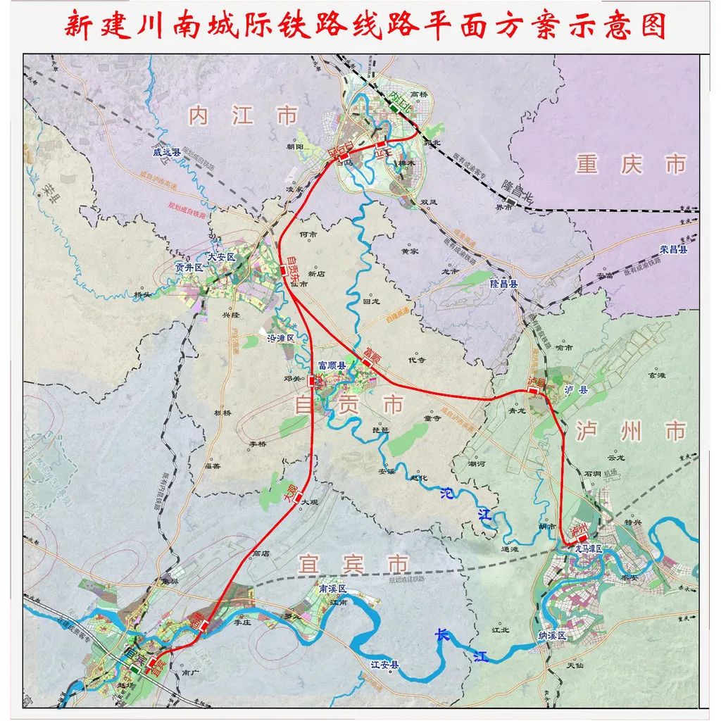 泸州高铁规划线路图图片