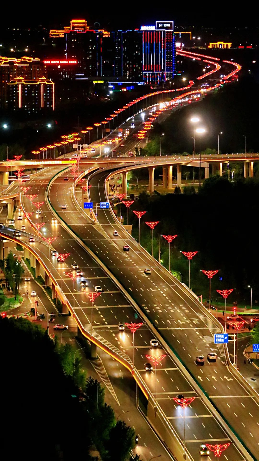潍坊四平路高架桥图片