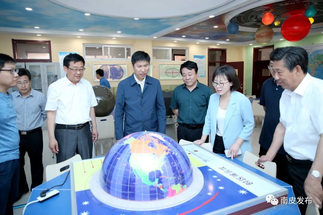 胡学锋调研县南皮一中高考考点安全工作