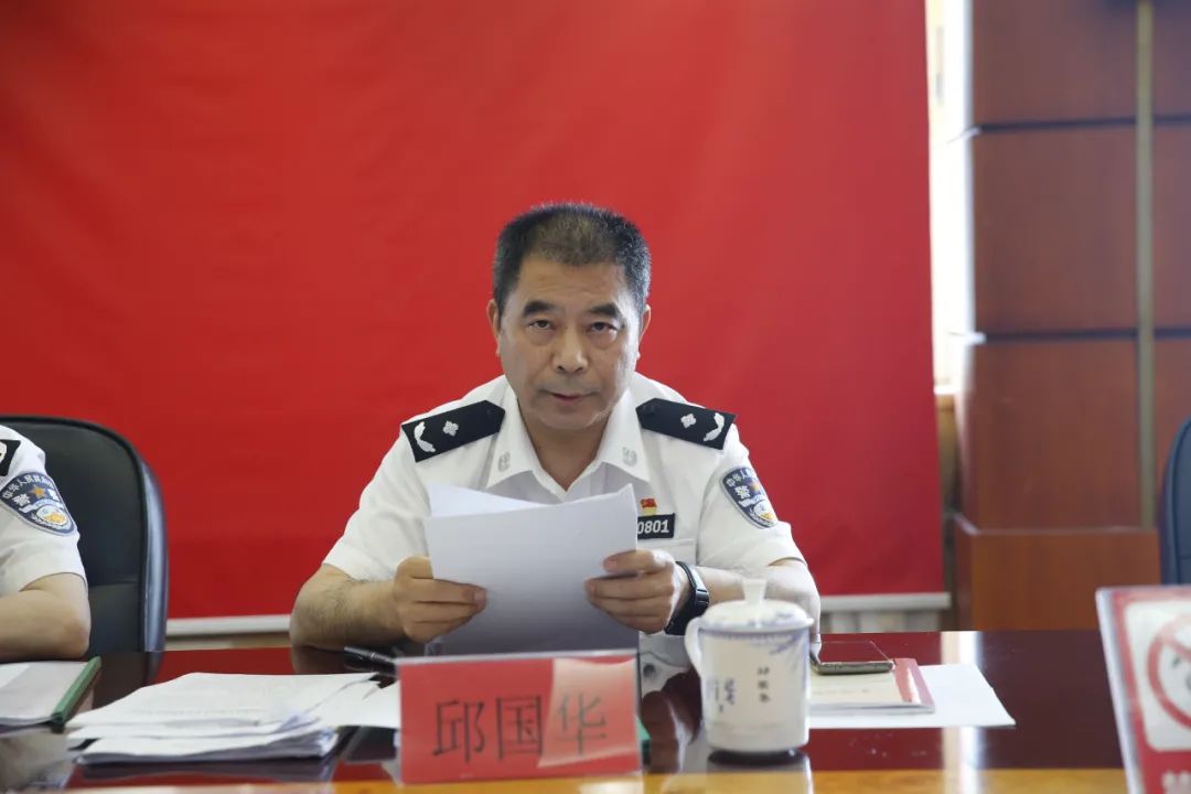 九江市公安局交管支队召开队伍教育整顿专题民主生活会