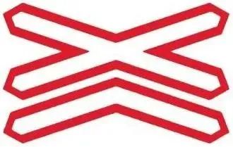 多股铁路与道路相交标志含义表示前方有多条铁路与道路相交,司机要