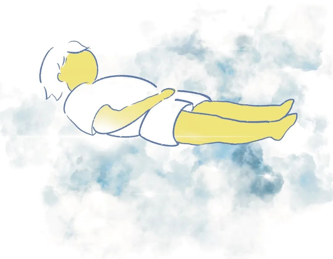 漫画我一脚踏空还好有人轻轻托住