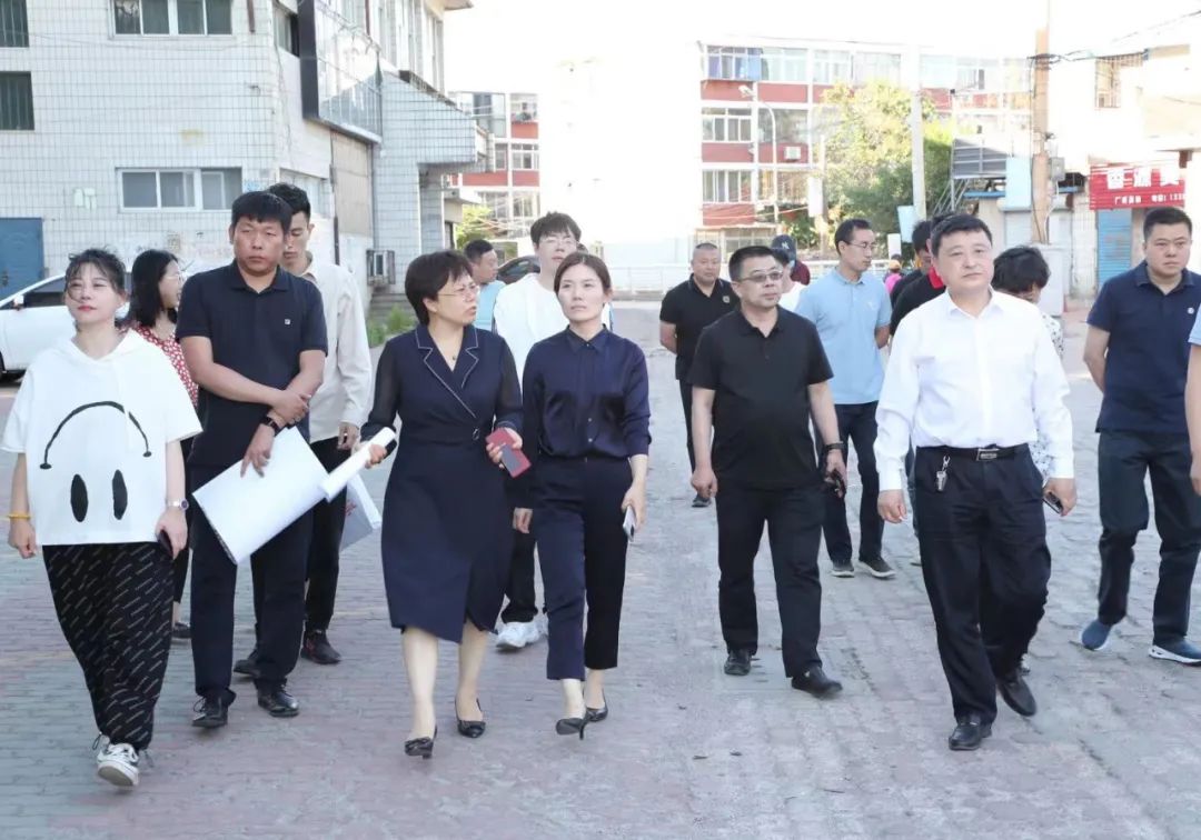 代理区长张静带队赴原点片区就片区改造提升工作现场办公