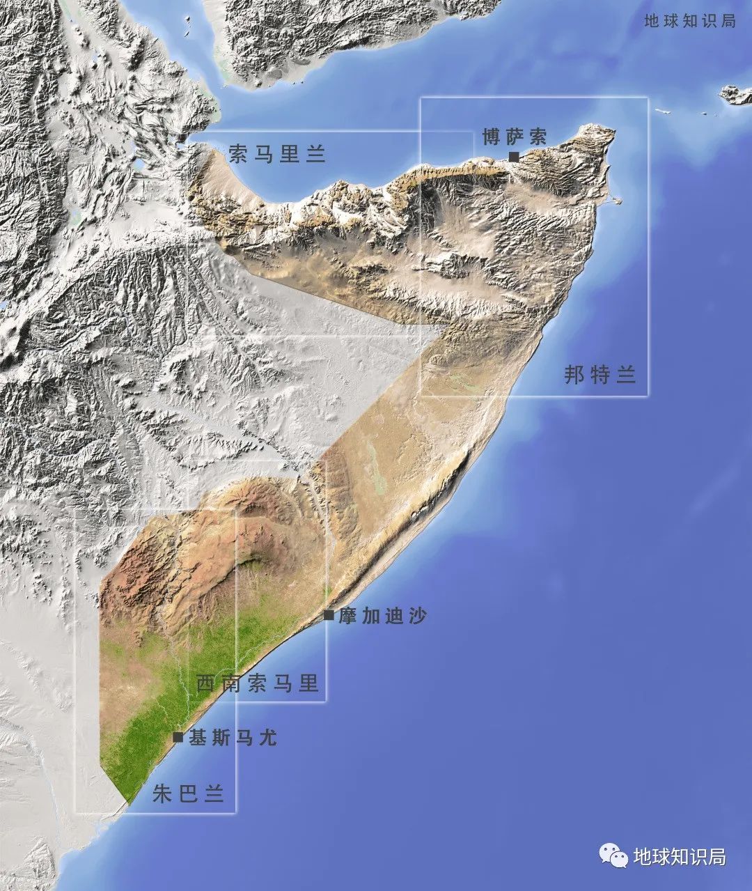 索马里轮廓图图片