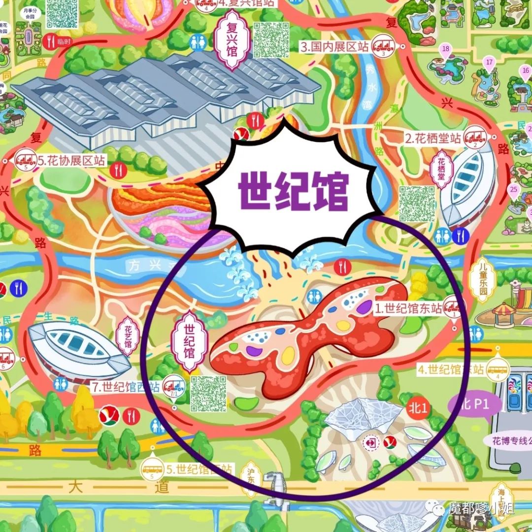 花博会地图高清图片