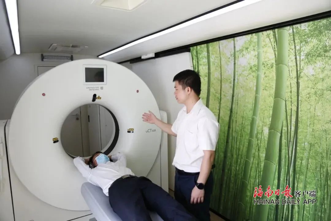 家门口就能做ct海南首批车载ct车辆亮相