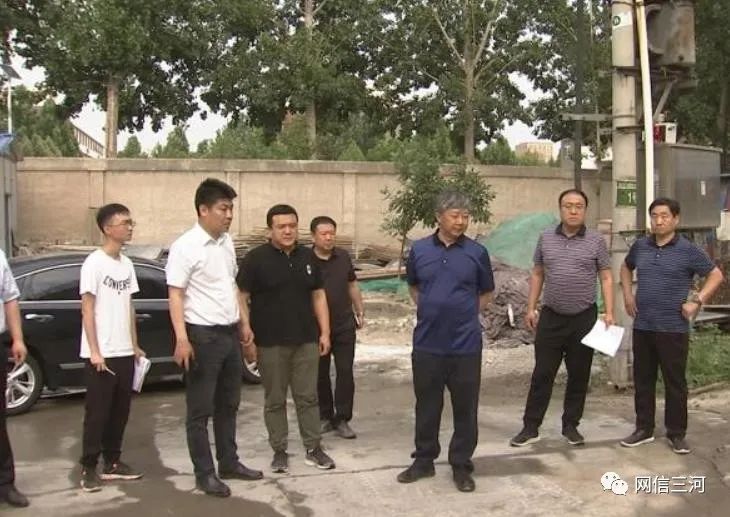 三河市委副书记代市长伦绍金督导检查建筑工地污染防治工作