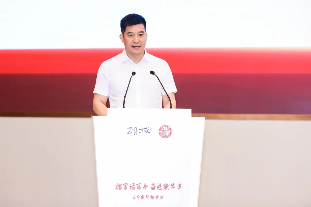 祁立春在致辞中表示,相城区档案部门近年来主动作为,奋力进取,聚焦