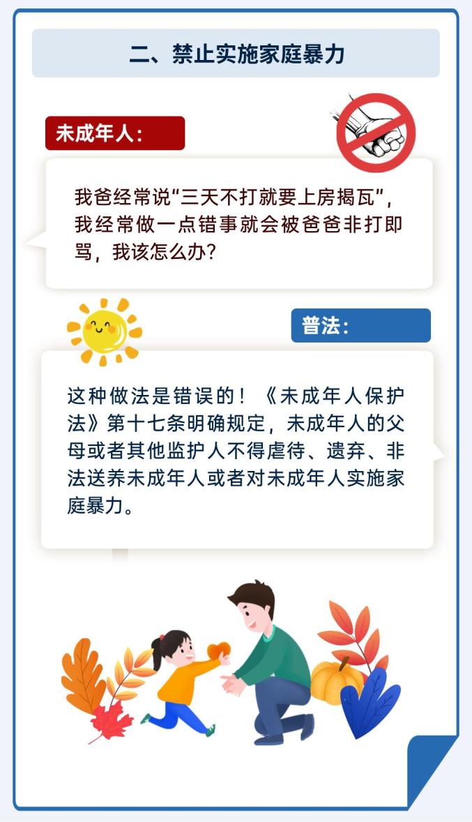 呵护少年的你未成年人保护法之家庭保护