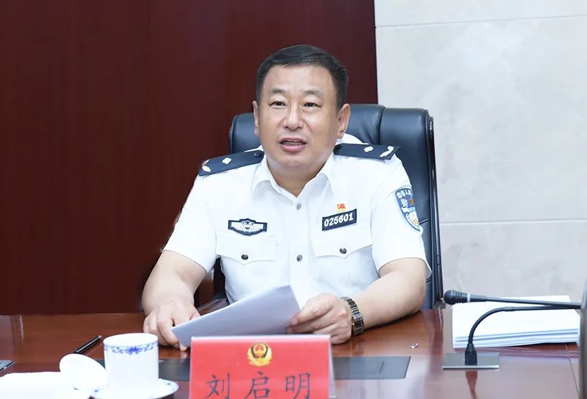 修潍青同志到淄博调研指导公安队伍教育整顿工作