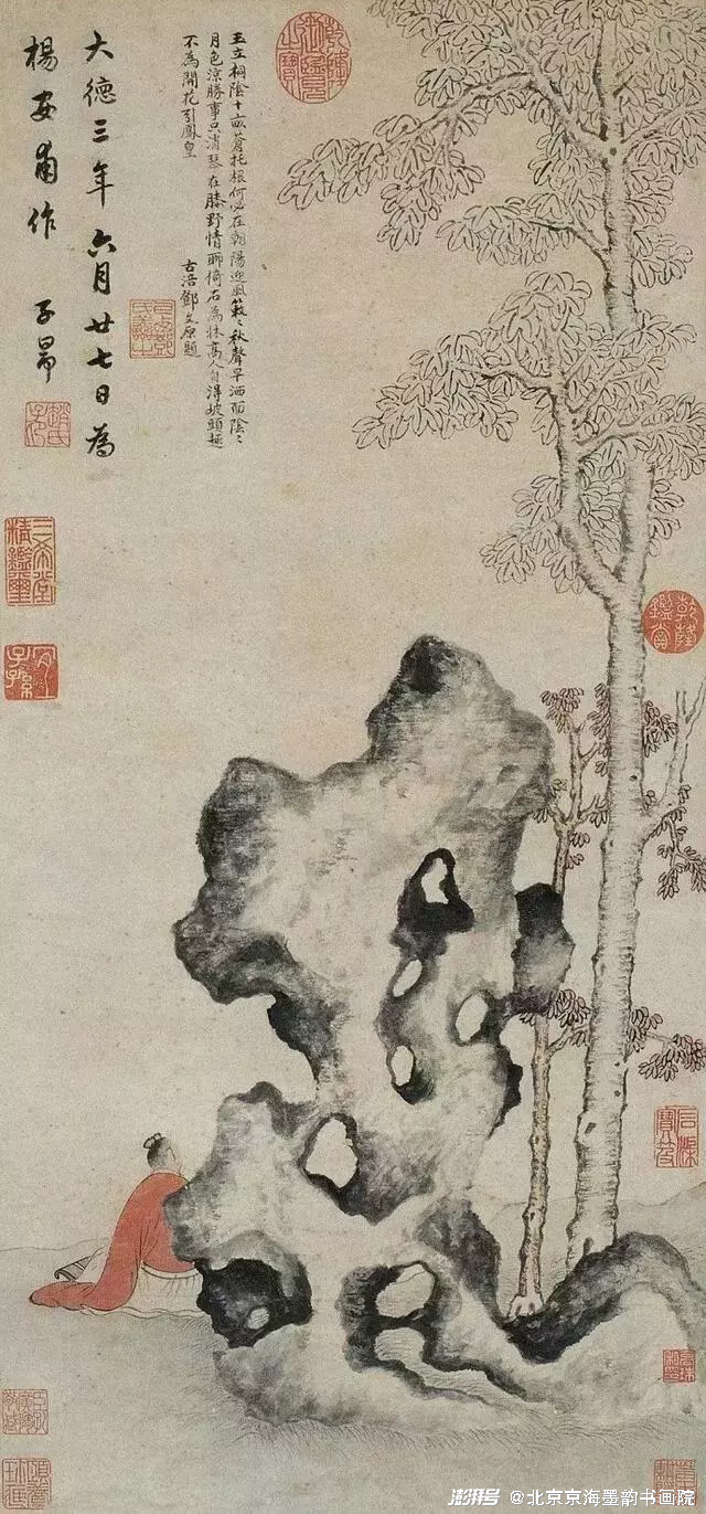 奠定元代文人画理论基础元人冠冕赵孟頫的绘画世界